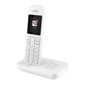 Telekom Sinus A12 Schnurloses Telefon mit Anrufbeantworter weiß