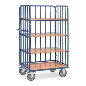 fetra Etagenwagen 8312-1 blau 73,0 x 116,9 x 180,0 cm