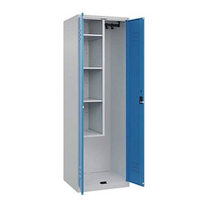 CP Putzmittelschrank Classic Plus 080100-00 S10017 lichtblau, lichtgrau 4 Fachböden 60,0 x 50,0 x 185,0 cm, aufgebaut, 1 St.