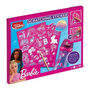 maped Kratzbild Barbie mehrfarbig