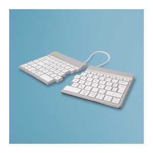 R-Go Tastatur Split Break DE-Layout kabellos weiß