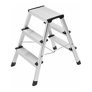 Hailo Klapptritt D60 StandardLine silber 3 Stufen, H: 60,0 cm