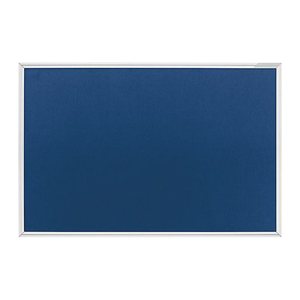 magnetoplan Pinnwand 150,0 x 100,0 cm Textil blau