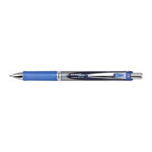 Pentel EnerGel BL80-CX Gelschreiber blau/silber, Schreibfarbe: blau, 1 St.