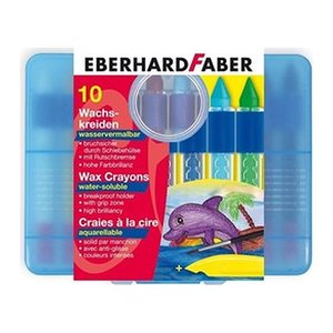 EBERHARD FABER Wachsmalstifte farbsortiert, 10 St.