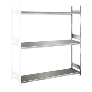 SCHULTE Anbau-Schwerlast-Weitspannregal WS 2000 15527 silber 225,0 x 80,0 x 200,0 cm