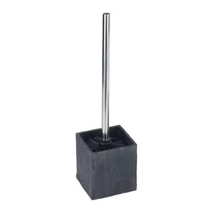 WENKO WC-Garnitur Slate Rock schwarz Stein, 1 St.