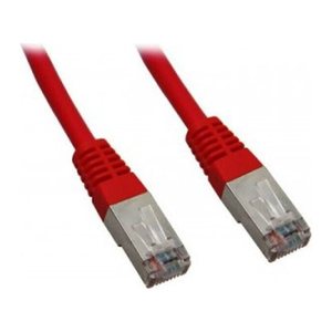 goobay RJ-45 Netzwerkkabel 3,0 m rot bis zu 1,00 Gbit/Sek. bis zu 100 MHz, 1 St.