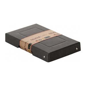 FALKEN PURE Aufbewahrungsbox 310 Blatt schwarz 12,0 x 18,5 x 2,5 cm, 1 St.
