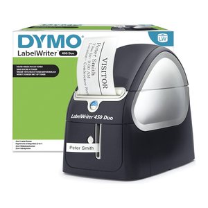 DYMO LabelWriter 450 Duo Etikettendrucker silber, schwarz
