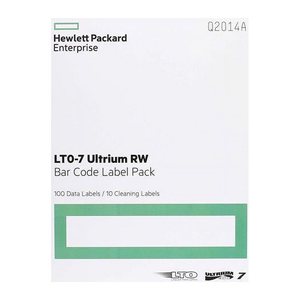 HPE LTO7 Ultrium Barcode Label RW (100+10) Q2014A