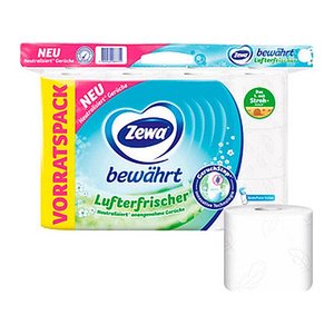 Zewa Toilettenpapier bewährt Zarte Frische 3-lagig, 24 Rollen