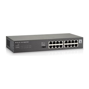 LevelOne Switch 16xGE +4-Mode Dip 19" unmanaged Metall