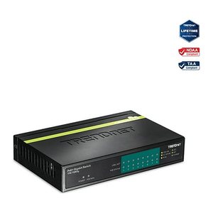 TRENDnet Switch 8-Port Gbit PoE+ 123W GREENnet Metall