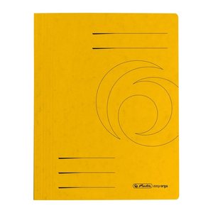 herlitz Schnellhefter Quality Karton gelb DIN A4, 1 St.