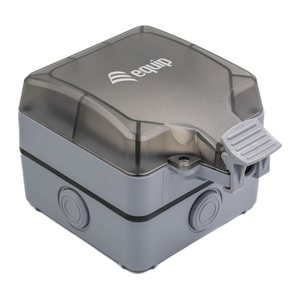 Equip Aufputzdose 1-Port Keystone ungeschirmt outdoor grau