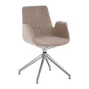 Mayer Besuchersessel myHELIOS mauve Aluminium poliert Stoff 58,0 x 55,0 x 88,0 cm, 1 St.