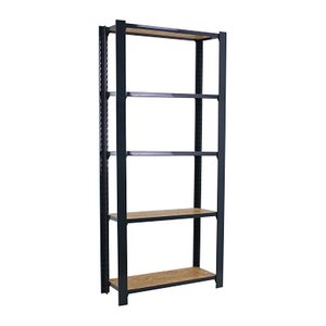 Simonrack Schwerlastregal OFFICLICK 5 8425437127717 anthrazit, braun 80,0 x 30,0 x 210,0 cm