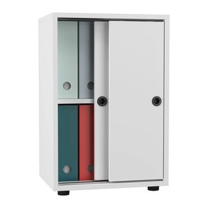 VCM my office Schiebetürenschrank Ulas, 919817 weiß 1 Fachboden 49,0 cm 37,7 cm
