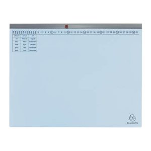 Exacompta Hängehefter Exaflex Karton hellblau DIN A4 1x Amtsheftung, 25 St.