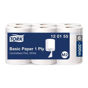 TORK Putztuchrollen Universal 1-lagig hochweiß, 6 Rollen