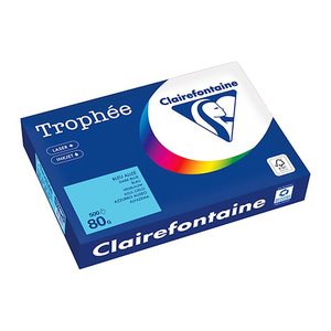 Clairefontaine Kopierpapier Trophée blau DIN A4 80 g/qm 500 Blatt