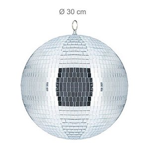 relaxdays Discokugel silber Ø 30,0 cm, 1 St.