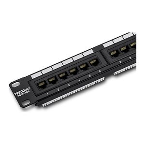 TRENDnet Patchpanel 24-port Cat6 ungeschirmt 19"