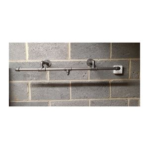 VASAGLE Garderobenbank mit Haken und Schuhrost HSR40B braun Holz 72,0 cm