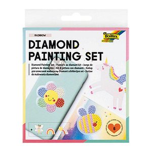 folia Diamond Painting Rainbow mehrfarbig