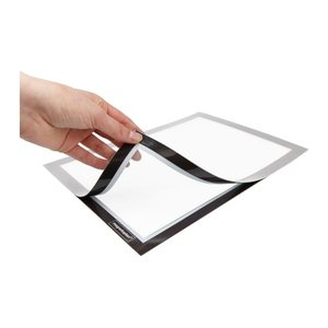 magnetoplan Magnetrahmen selbstklebend Magnetofix  silber A6, 2 St.
