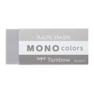 Tombow Radiergummi MONO colors grau, 1 St.