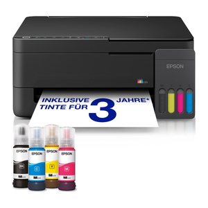 AKTION: EPSON EcoTank ET-2910 3 in 1 Farb-Tintenstrahl-Multifunktionsdrucker schwarz mit 20 Euro CashBack