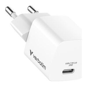 Verbatim USB-C Ladegerät 20W Mini GaN EU Stecker