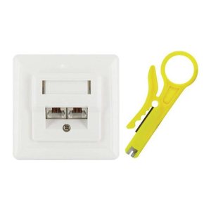 Schwaiger STP-Netzwerkdose Cat6 UP geschirmt