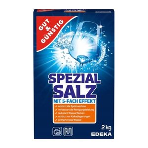 GUT&GÜNSTIG MIT 5-FACH EFFEKT Spülmaschinensalz, 2 kg, 1 St.
