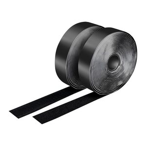 Logilink Klettband-Set, schwarz, Breite: 25 mm, Rolle, 5m