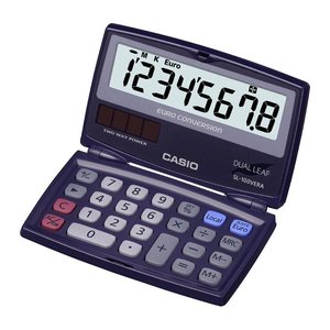 CASIO SL-100VERA Taschenrechner blau