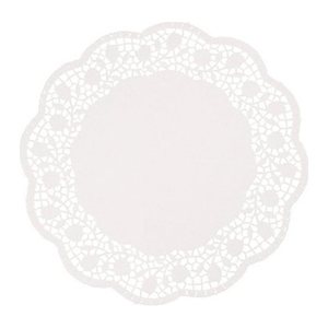 PAPSTAR Tortenspitzen rund weiß Ø 30,0 cm, 250 St.