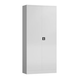 ClassiX Stahlschrank X-530357 signalweiß 4 Fachböden 92,0 x 50,0 x 194,5 cm, aufgebaut, 1 St.