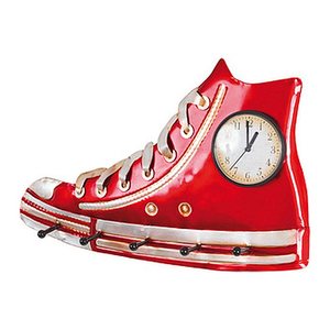 HAKU Möbel Wandgarderobe 89405 Sneaker Metall 5 Haken 50,0 x 31,0 cm, 1 St.