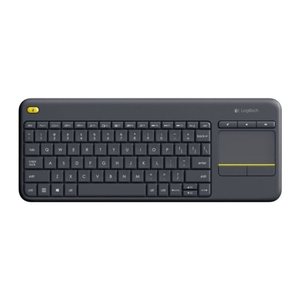 Logitech K400 Plus Tastatur kabellos schwarz