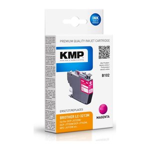 KMP Patrone Brother LC-3213M magenta 400 S. B102 remanufact.
