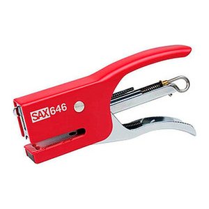 sax design Heftzange 646 rot, 1 St.