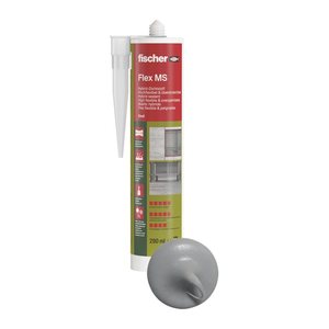 fischer Flex MS Hybrid Dichtstoff grau 290,0 ml