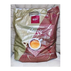 Käfer Caffè Classic Gourmet Kaffeepads, Arabica- und Robustabohnen mild, 108 St.