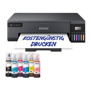 AKTION: EPSON EcoTank ET-18100 Farb-Tintenstrahldrucker grau mit 80 Euro CashBack