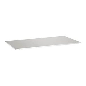 SODEMATUB Tischplatte lichtgrau rechteckig 120,0 x 80,0 x 2,5 cm