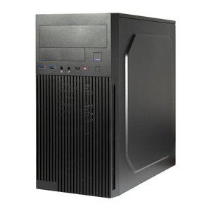 Inter-Tech Geh IT-6521 black Micro-Tower 2xUSB 3.2 Gen 1