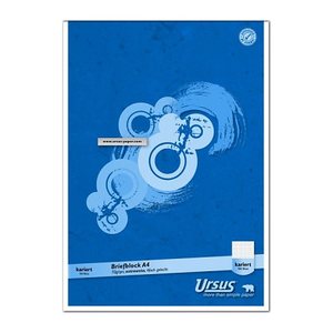 Ursus® Briefblock STYLE DIN A4 kariert, 1 Block